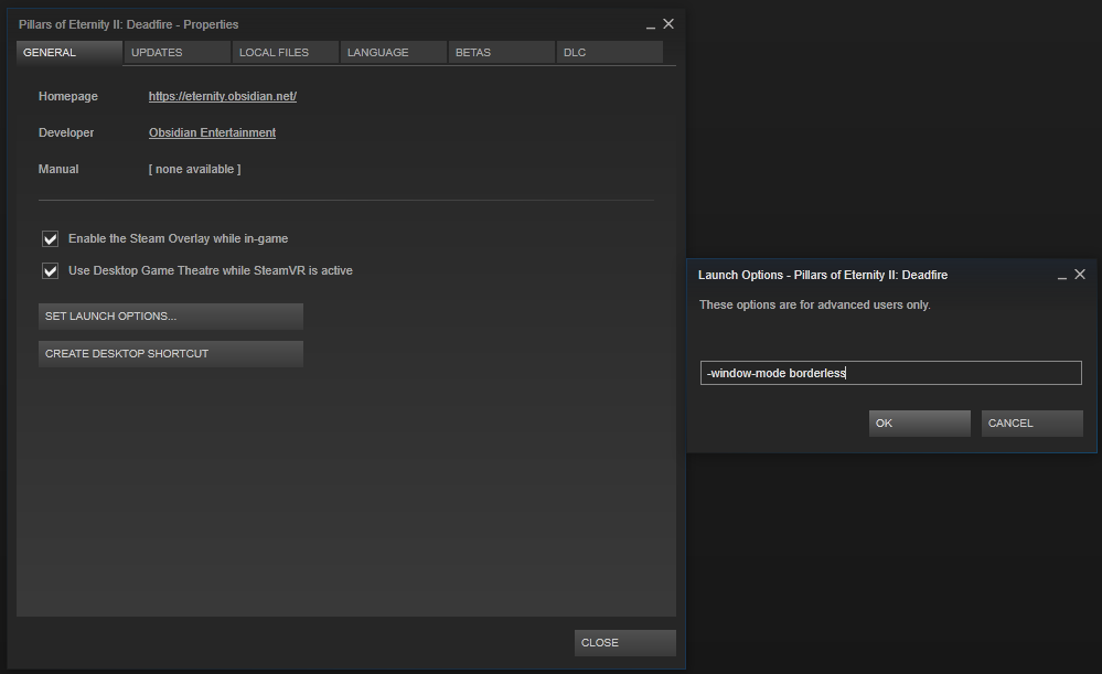 Set Launch Options For Steam Mac